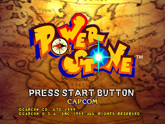 Power Stone Title Screen